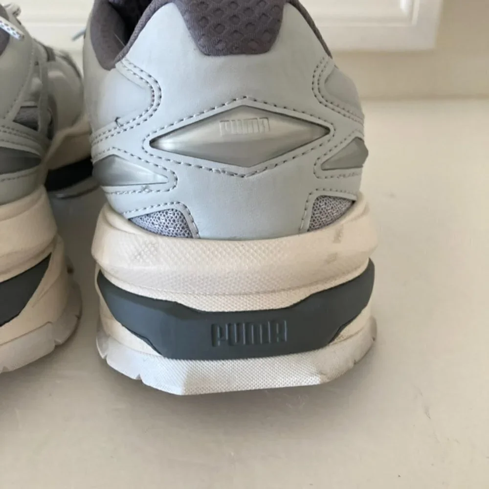 Puma Nano PDR Gray Lace Up Dad Sneakers Sz 41